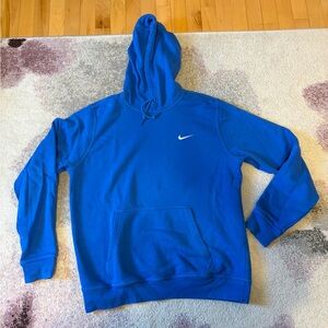 royal blue nike hoodie size L